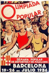 Affiche des Jeux populaires de Barcelone