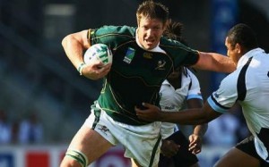 Le géant Bakkies Botha (2,02m), symbole de la puissance des Boks