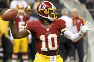 Griffin III a été brillant face aux Saints (32-40). (Reuters)