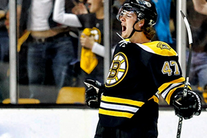 Torey Krug est la belle surprises des séries en NHL. (NHL.com)